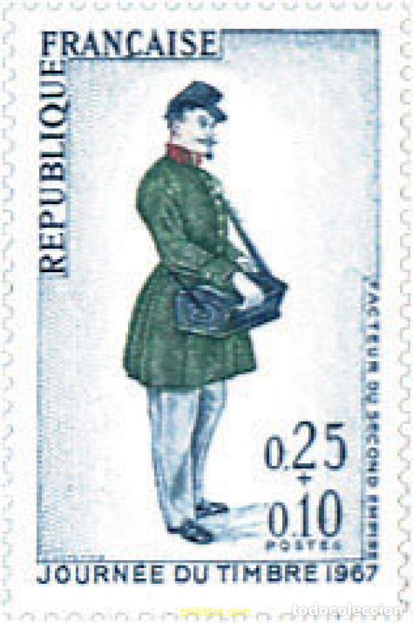 Stamps: 122104 MNH FRANCIA 1967 DIA DEL SELLO