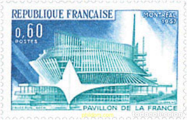 Stamps: 353254 HINGED FRANCIA 1967 EXPOSICION INTERNACIONAL DE MONTREAL (CANADA)