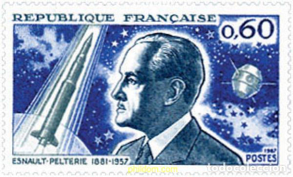 Stamps: 122107 MNH FRANCIA 1967 10 ANIVERSARIO DE LA MUERTE DE ROBERT ESNAULT-PELTERIE