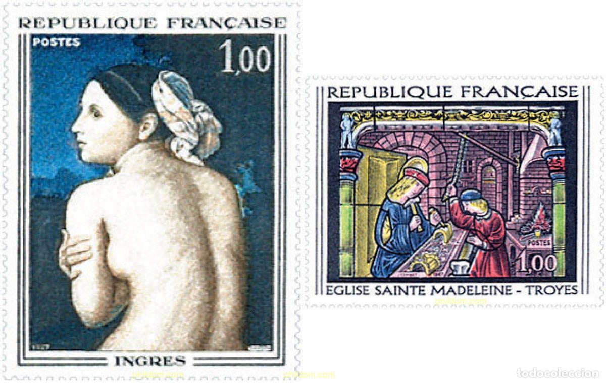 Sellos: 122109 MNH FRANCIA 1967 OBRAS DE ARTE
