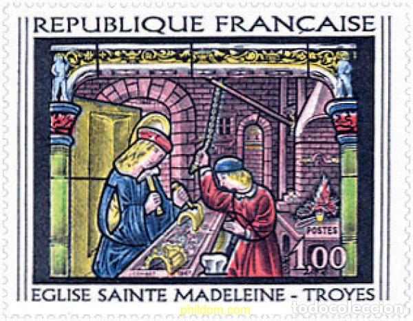 Sellos: 248278 MNH FRANCIA 1967 OBRAS DE ARTE