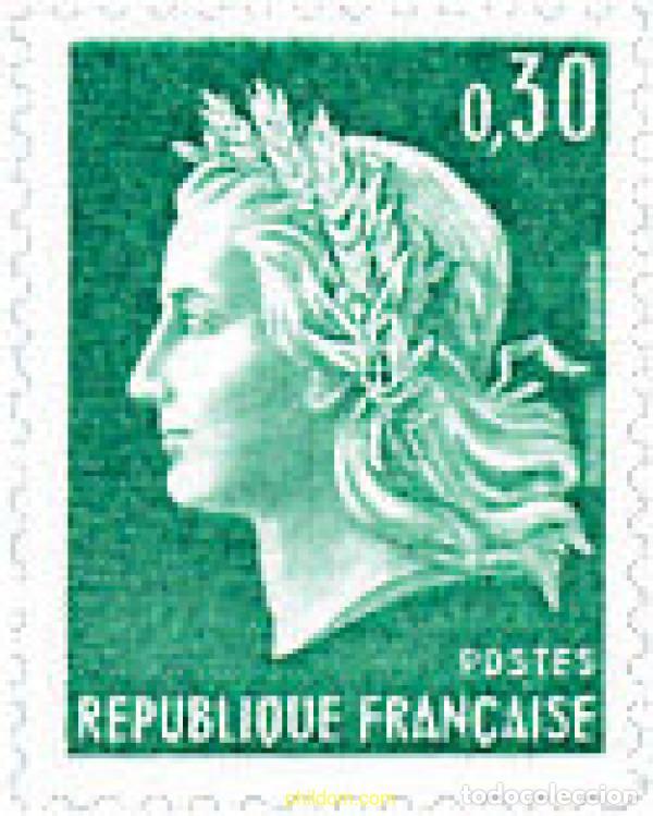 Sellos: 343764 MNH FRANCIA 1967 MARIANNE DE CHEFFER