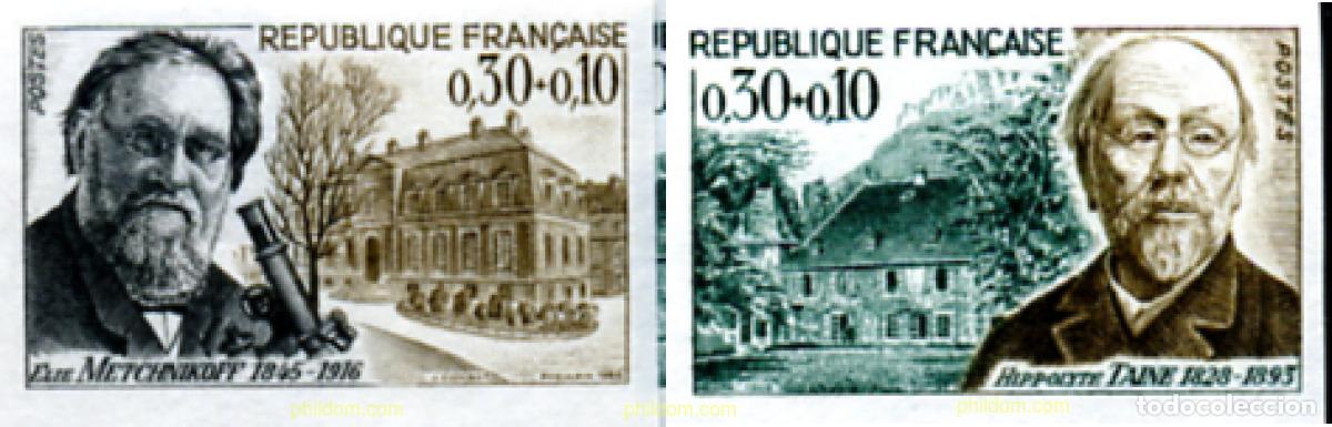 Sellos: 246908 MNH FRANCIA 1966 PERSONAJES CELEBRES