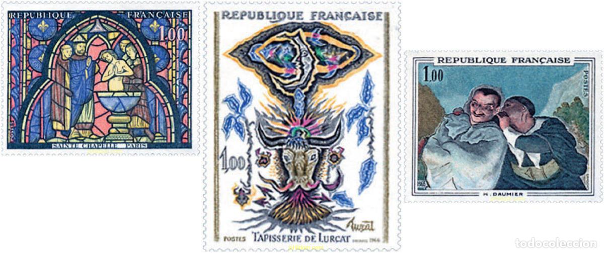 Timbres: 122097 MNH FRANCIA 1966 OBRAS DE ARTE