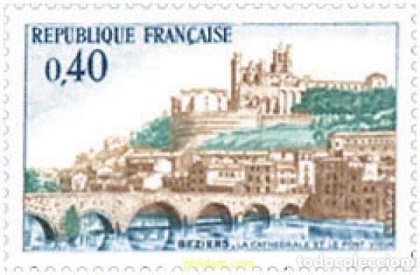 Sellos: 122145 MNH FRANCIA 1968 41 CONGRESO DE LA FEDERACION DE SOCIEDADES FILATELICAS FRANCESAS