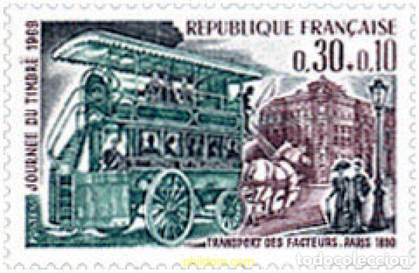 Sellos: 122153 MNH FRANCIA 1969 DIA DEL SELLO