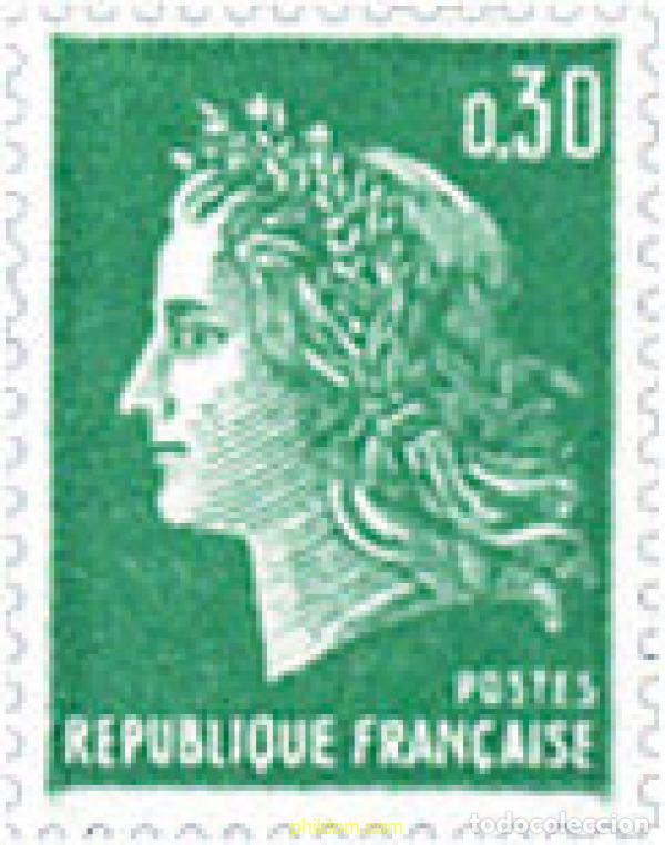 Sellos: 141455 MNH FRANCIA 1969 MARIANNE DE CHEFFER