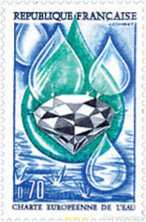 Sellos: 343763 HINGED FRANCIA 1969 CARTA EUROPEA DEL AGUA