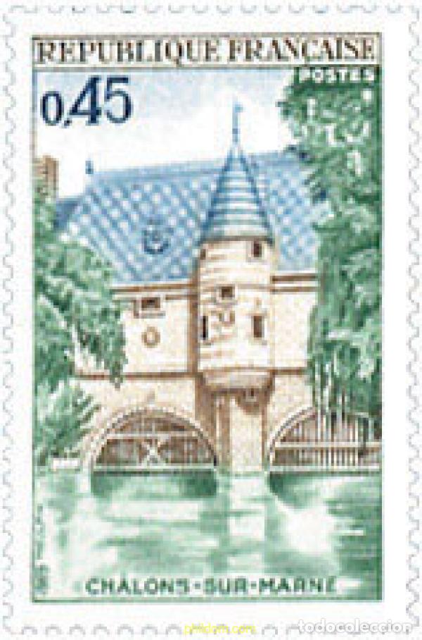 Sellos: 122158 MNH FRANCIA 1969 42 CONGRESO NACIONAL DE LA FEDERACION DE SOCIEDADES FILATELICAS FRANCESAS