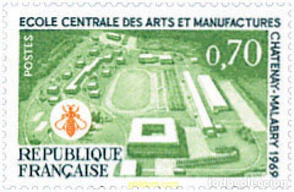 Sellos: 122168 MNH FRANCIA 1969 ESCUELA DE INGENIERIA EN CHATENAY-MALABRY