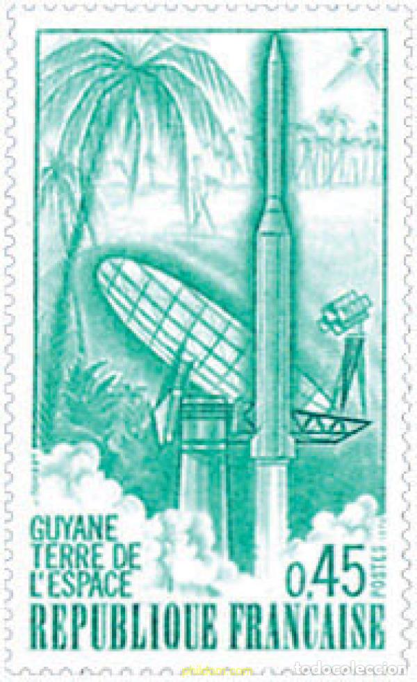 Sellos: 122181 MNH FRANCIA 1970 SATELITE &rdquo;DIAMANT B&rdquo;