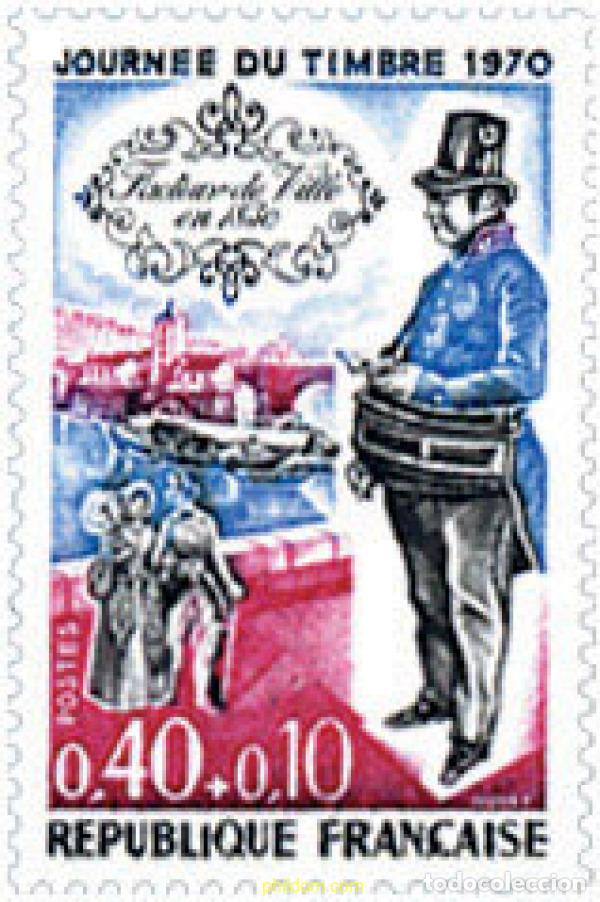 Sellos: 353311 HINGED FRANCIA 1970 DIA DEL SELLO