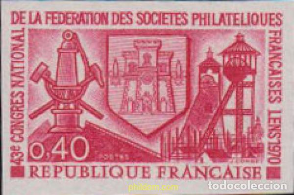 Francobolli: 612752 MNH FRANCIA 1970 43 CONGRESO NACIONAL DE LA FEDERACION DE SOCIEDADES FILATELICAS FRANCESAS
