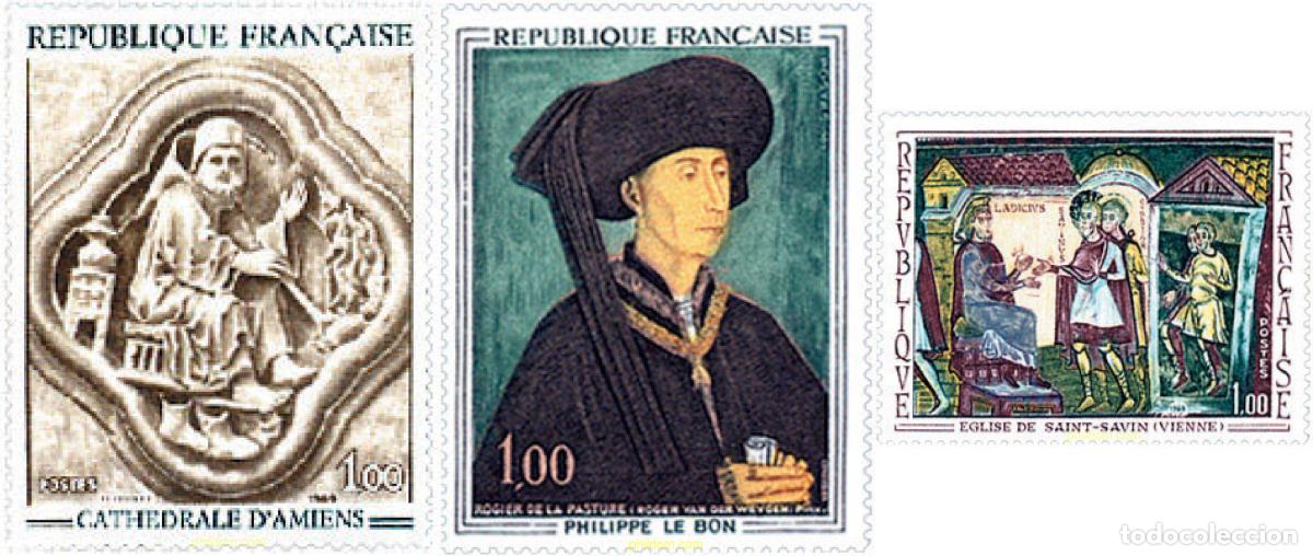 Francobolli: 681693 MNH FRANCIA 1969 OBRAS DE ARTE