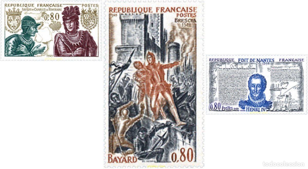 Sellos: 122170 MNH FRANCIA 1969 PERSONAJES CELEBRES