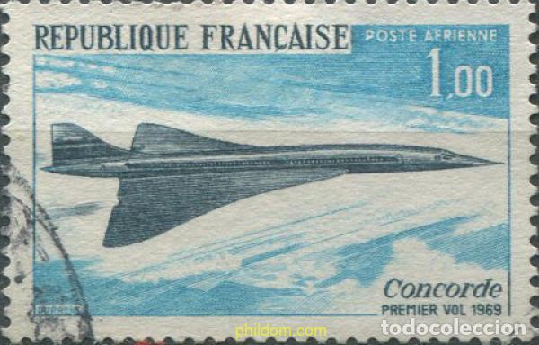 Sellos: 679108 MNH FRANCIA 1969 AVION