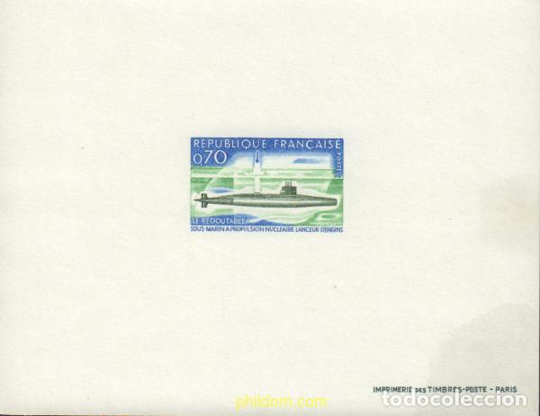 Sellos: 581480 MNH FRANCIA 1969 SUBMARINOS