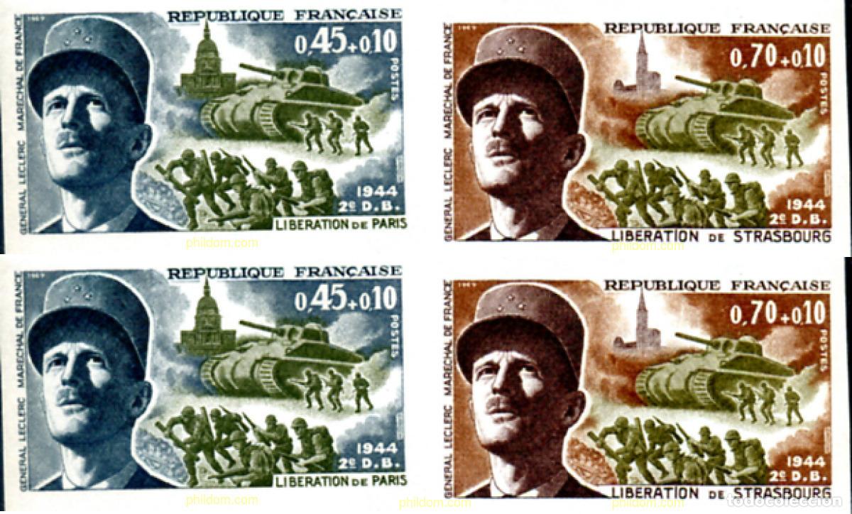 Sellos: 246918 MNH FRANCIA 1969 25 ANIVERSARIO DE LA LIBERACION