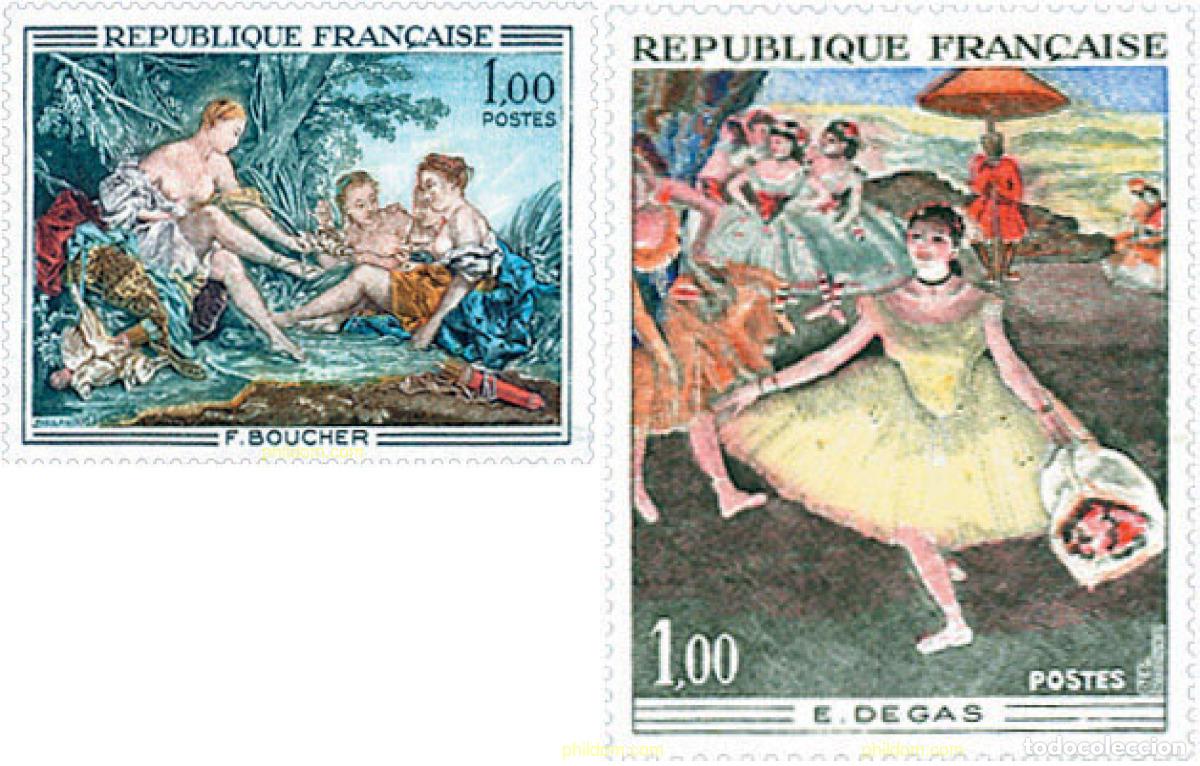 Sellos: 214390 MNH FRANCIA 1970 OBRAS DE ARTE