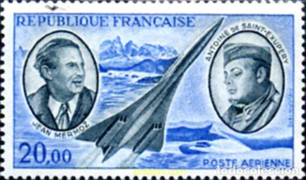 Sellos: 122230 MNH FRANCIA 1970 PIONEROS DE LA AVIACION