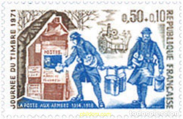 Sellos: 122353 MNH FRANCIA 1971 DIA DEL SELLO