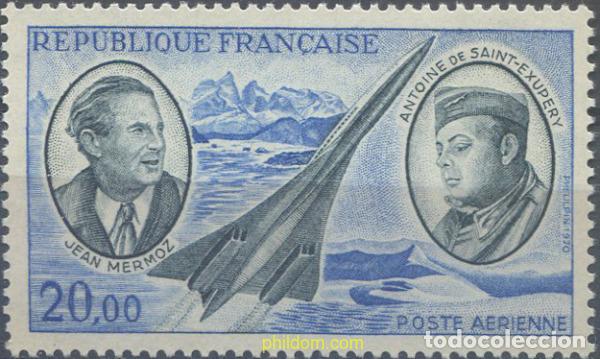 Sellos: 656436 MNH FRANCIA 1970 PIONEROS DE LA AVIACION