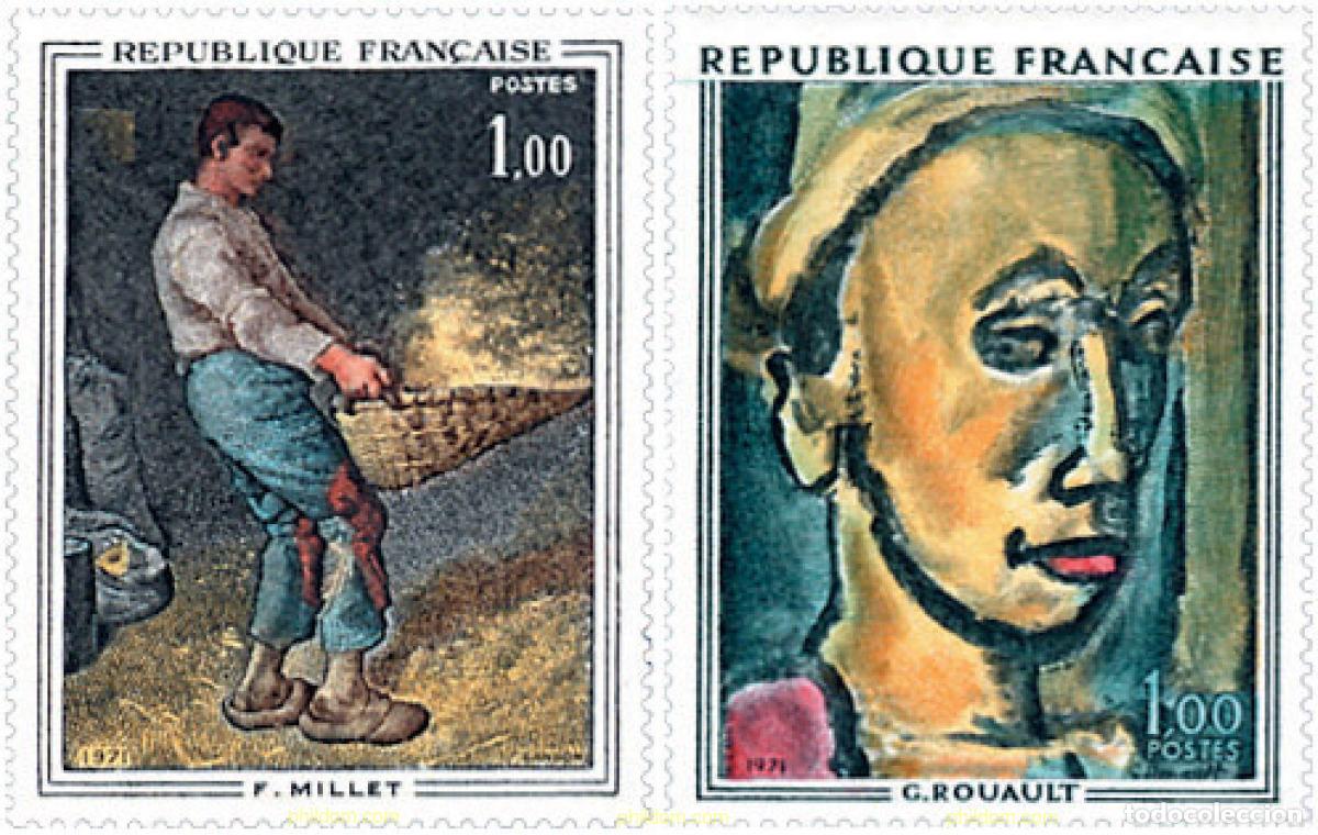 Sellos: 122359 MNH FRANCIA 1971 OBRAS DE ARTE