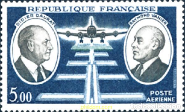 Sellos: 122395 MNH FRANCIA 1971 PIONEROS DE LA AVIACION