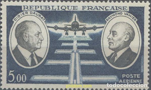 Sellos: 656437 MNH FRANCIA 1971 PIONEROS DE LA AVIACION