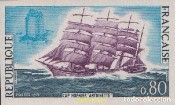 Sellos: 612559 MNH FRANCIA 1971 VELERO