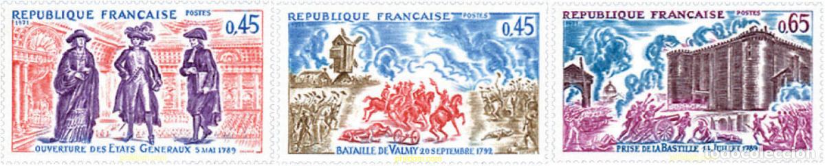Selos: 122402 MNH FRANCIA 1971 HISTORIA DE FRANCIA