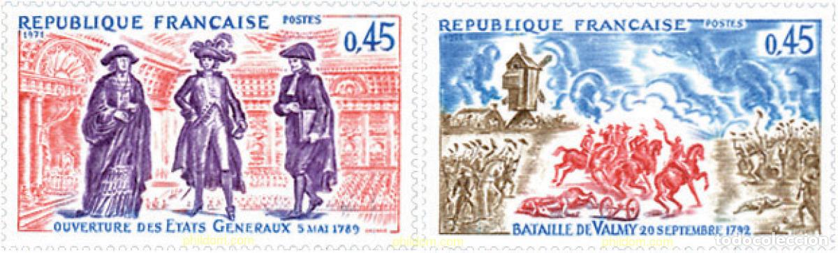 Selos: 214396 MNH FRANCIA 1971 HISTORIA DE FRANCIA