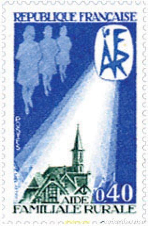 Selos: 122433 MNH FRANCIA 1971 AYUDA A LAS FAMILIAS DEL CAMPO