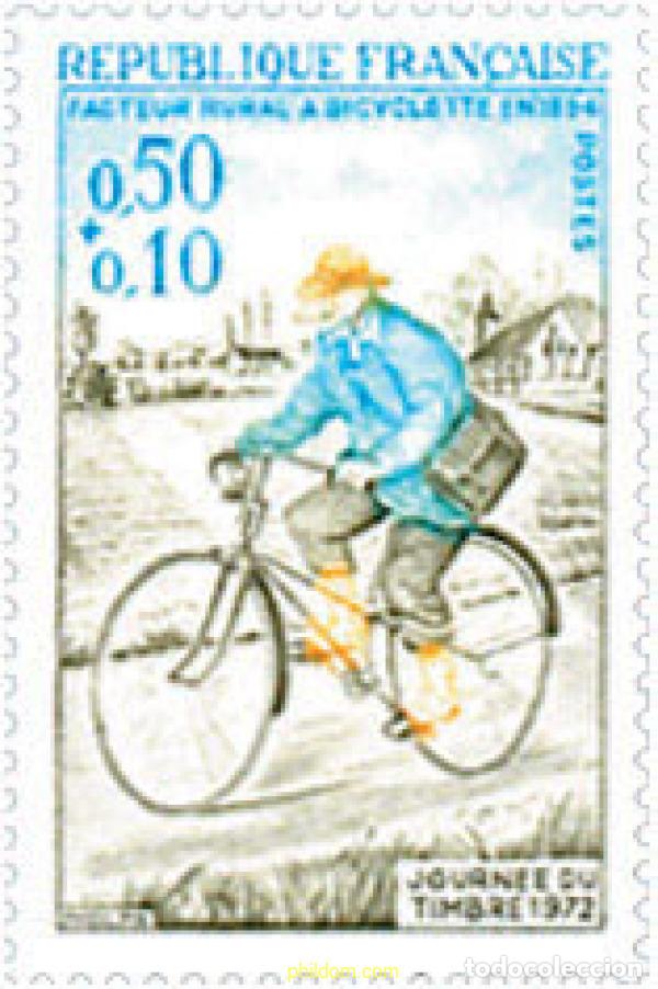 Sellos: 122464 MNH FRANCIA 1972 DIA DEL SELLO