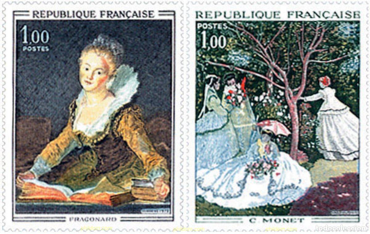 Sellos: 122460 MNH FRANCIA 1972 OBRAS DE ARTE
