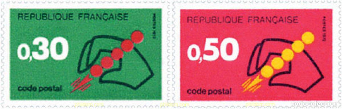 Sellos: 122474 MNH FRANCIA 1972 CODIGO POSTAL
