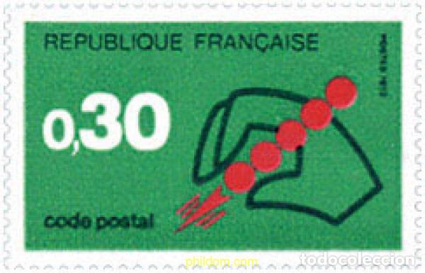Sellos: 375509 MNH FRANCIA 1972 CODIGO POSTAL