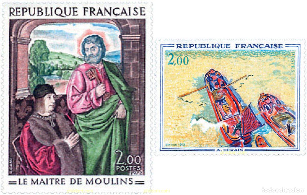 Sellos: 122564 MNH FRANCIA 1972 OBRAS DE ARTE