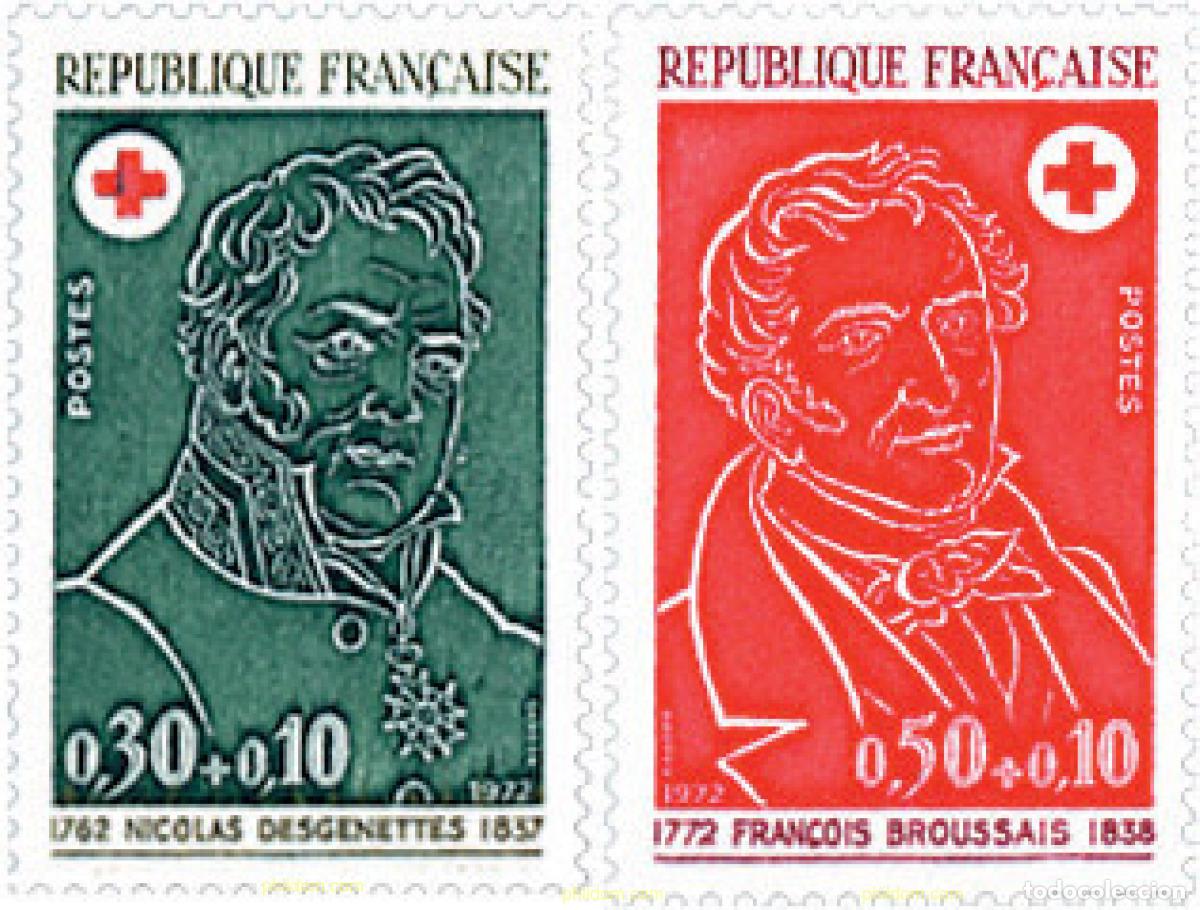 Sellos: 122586 MNH FRANCIA 1972 PRO CRUZ ROJA