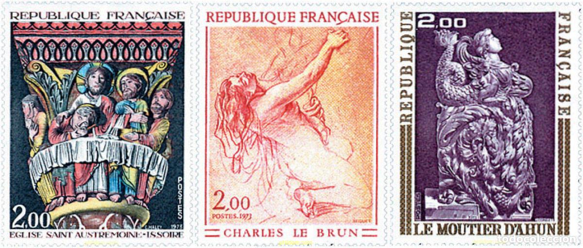 Sellos: 122603 MNH FRANCIA 1973 OBRAS DE ARTE