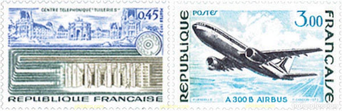 Sellos: 122618 MNH FRANCIA 1973 GRANDES REALIZACIONES