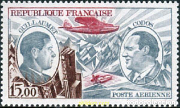 Sellos: 122609 MNH FRANCIA 1973 PIONEROS DE LA AVIACION