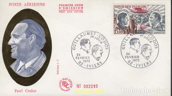 Sellos: 546433 MNH FRANCIA 1973 PIONEROS DE LA AVIACION