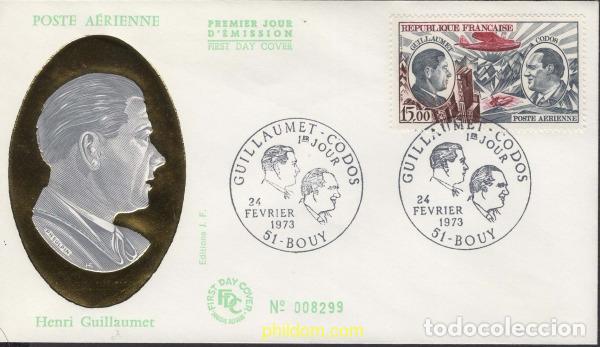 Sellos: 643410 MNH FRANCIA 1973 PIONEROS DE LA AVIACION