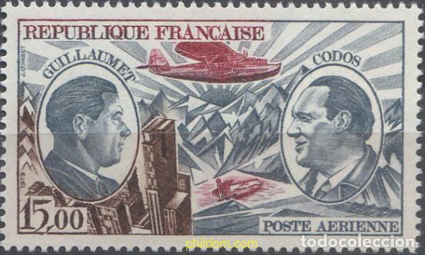 Sellos: 656438 MNH FRANCIA 1973 PIONEROS DE LA AVIACION