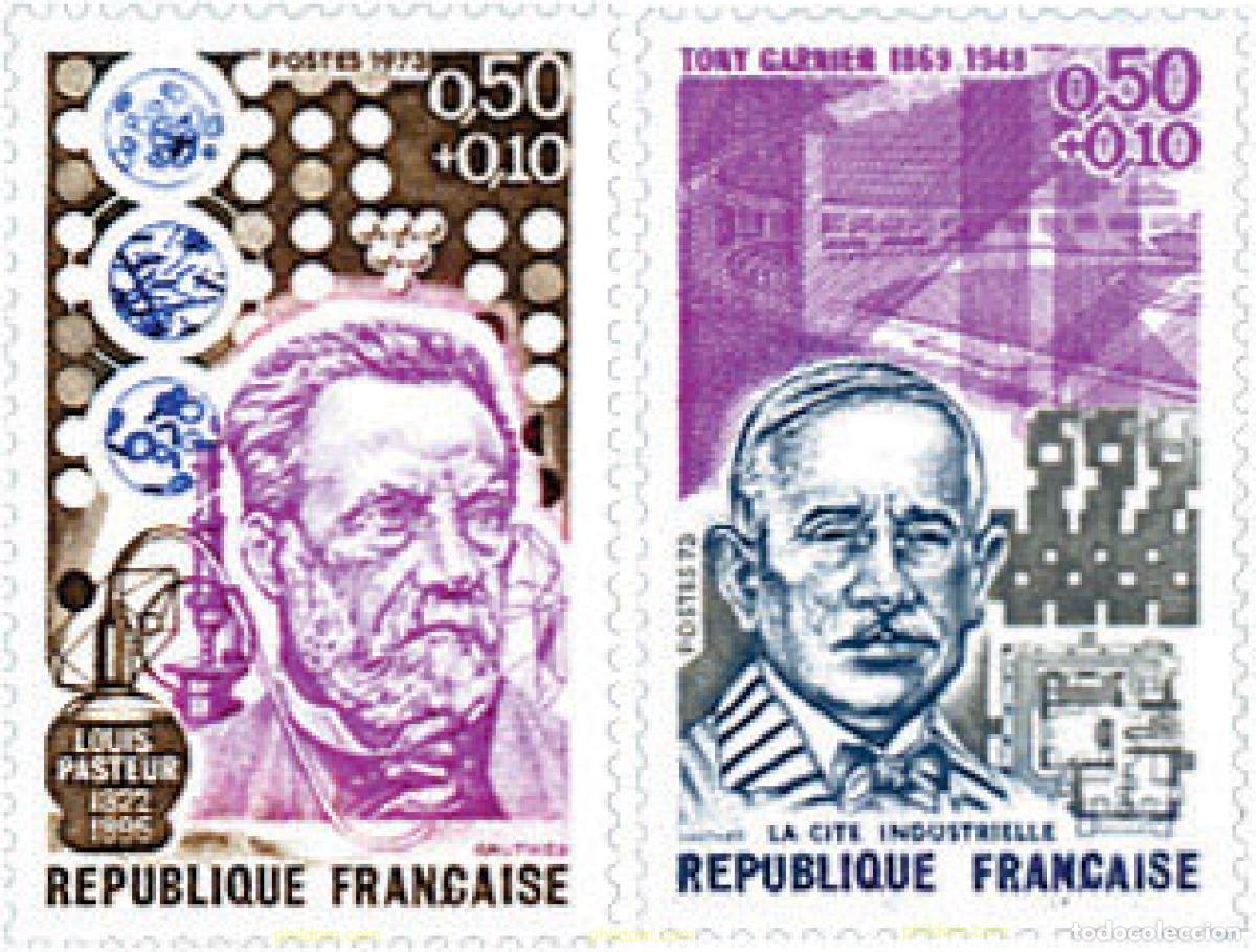 Sellos: 122657 MNH FRANCIA 1973 PERSONAJES CELEBRES