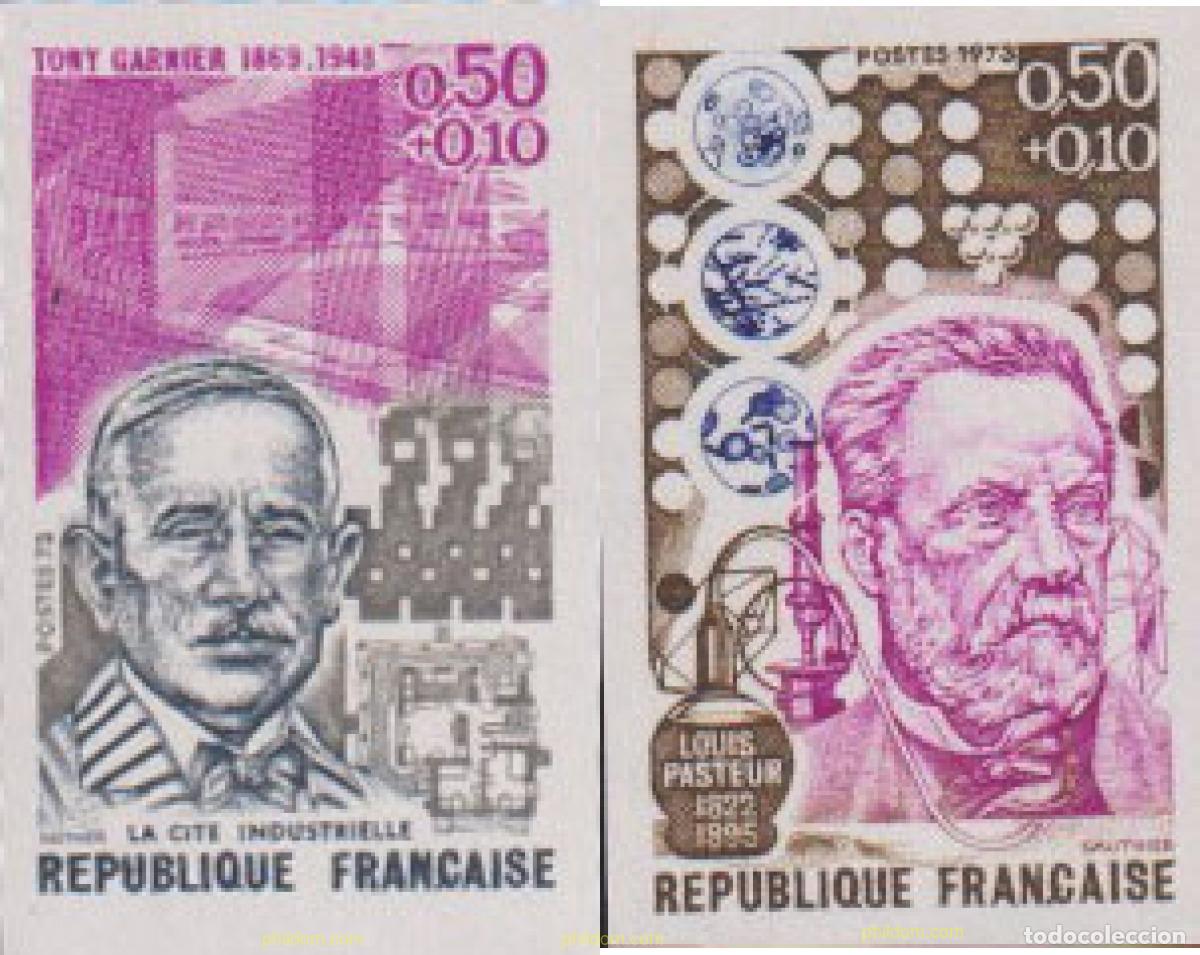 Sellos: 165524 MNH FRANCIA 1973 PERSONAJES CELEBRES