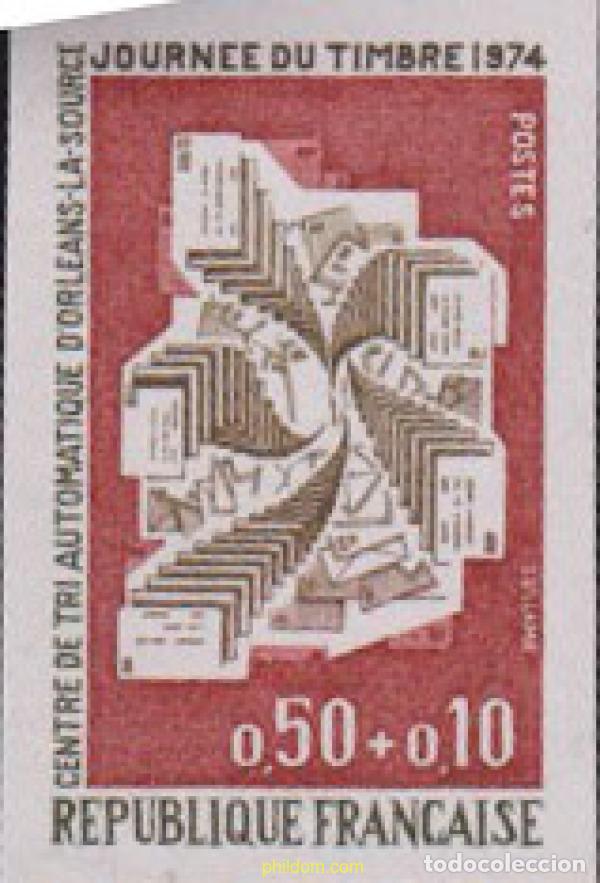 Sellos: 612738 MNH FRANCIA 1974 DIA DEL SELLO
