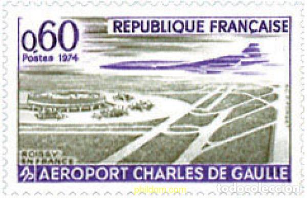 Sellos: 122709 MNH FRANCIA 1974 GRANDES REALIZACIONES