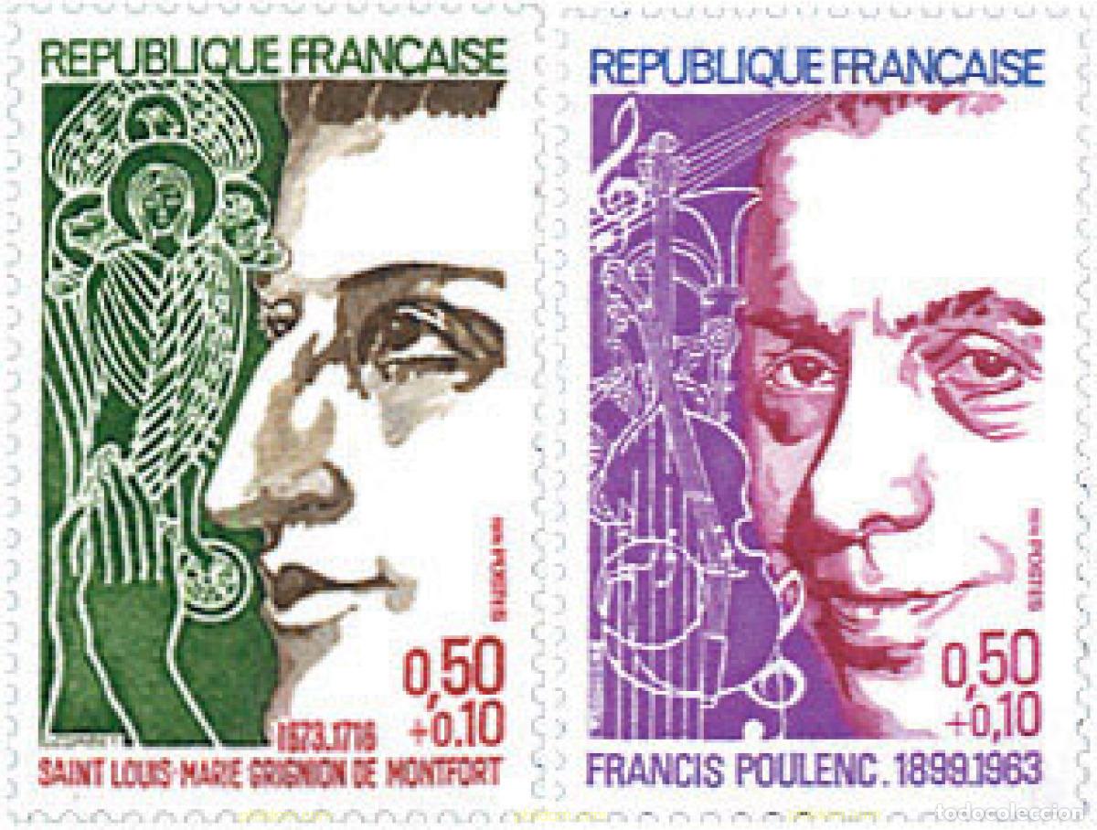 Sellos: 122706 MNH FRANCIA 1974 PERSONAJES CELEBRES